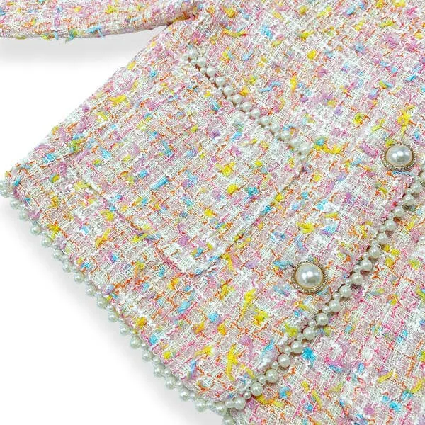 16318-T Multi-Color Tweed Jacket