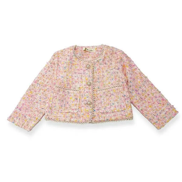 16318-T Multi-Color Tweed Jacket