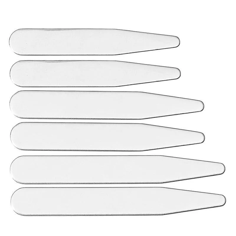 6 Pcs Stainless Steel Collar Stays