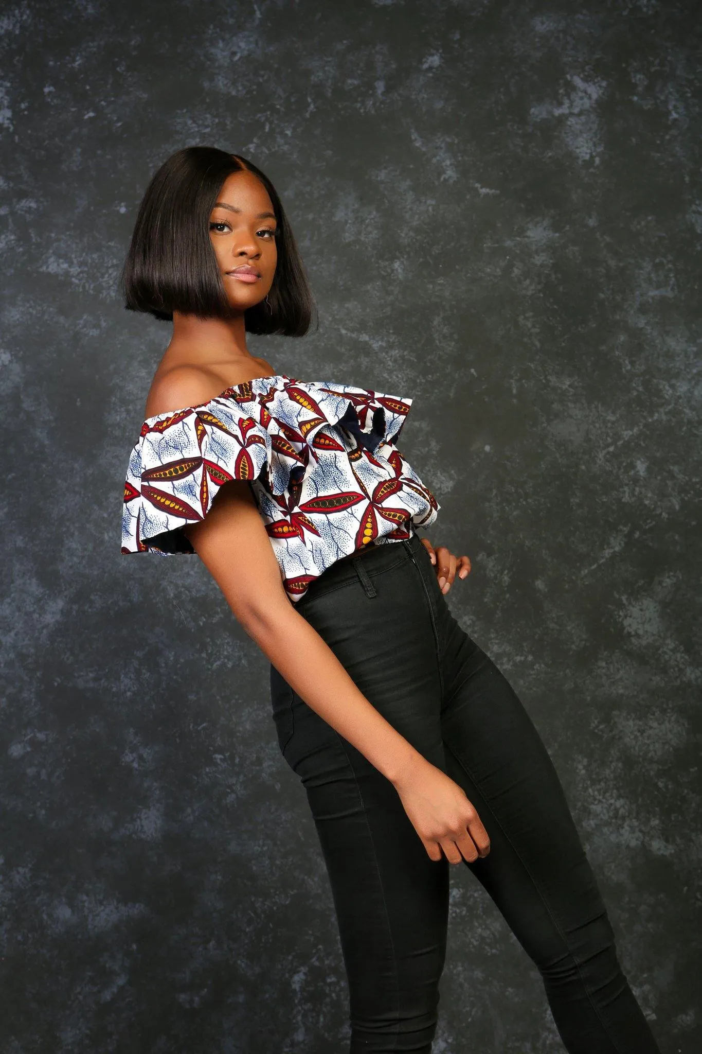 ALTEA African Print Women's Crop Top