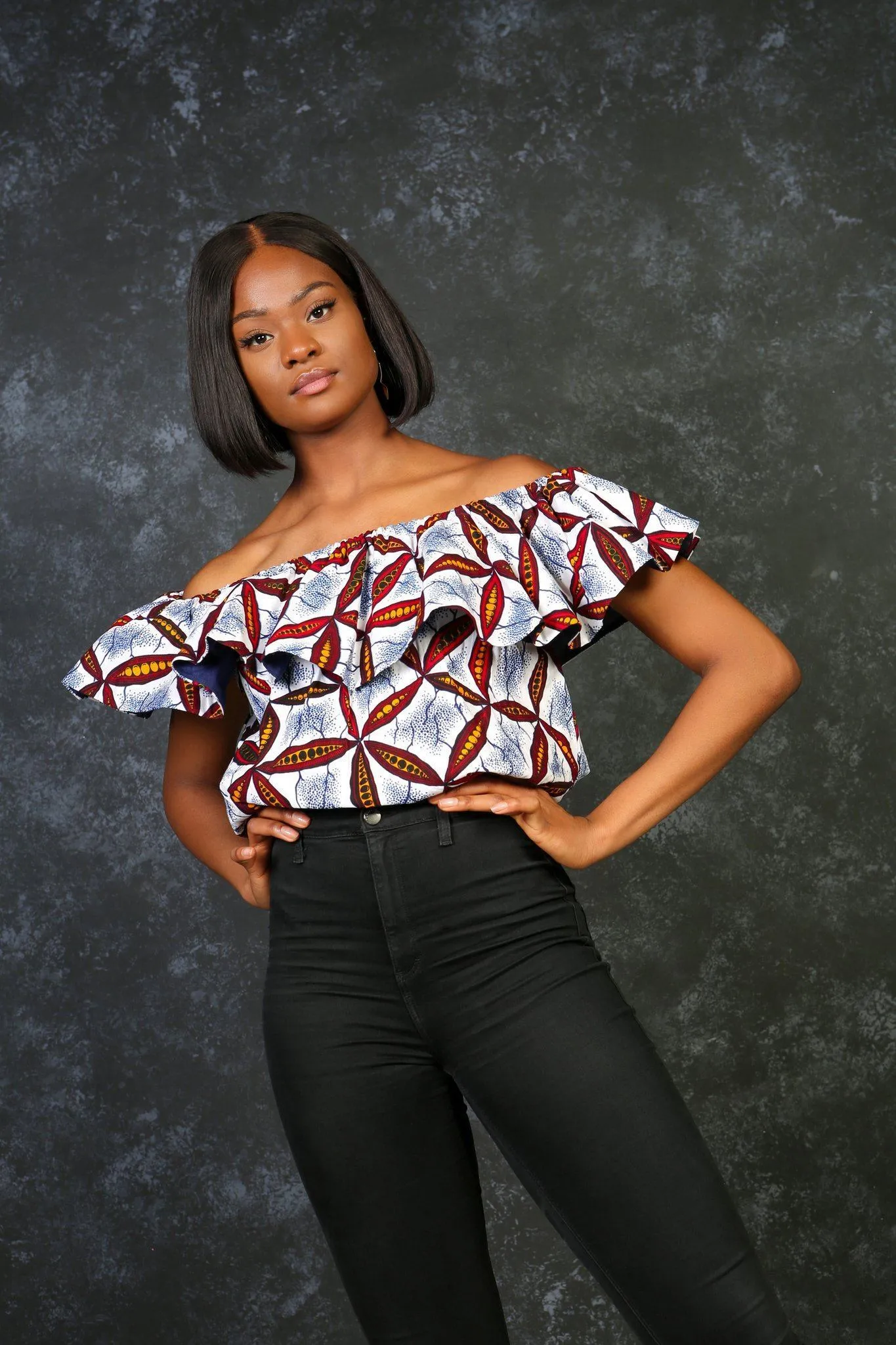 ALTEA African Print Women's Crop Top