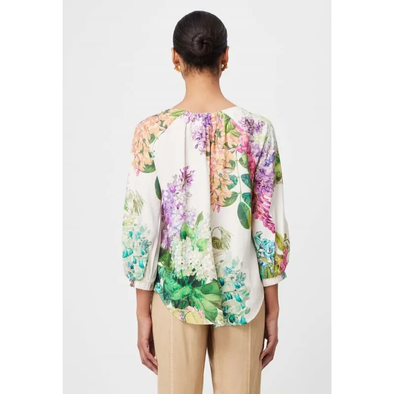 Annabelle Viscose Dobby Blouse | Wisteria Alba