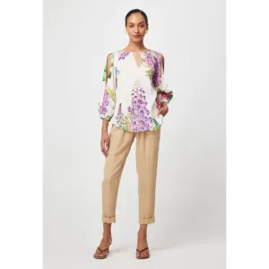 Annabelle Viscose Dobby Blouse | Wisteria Alba