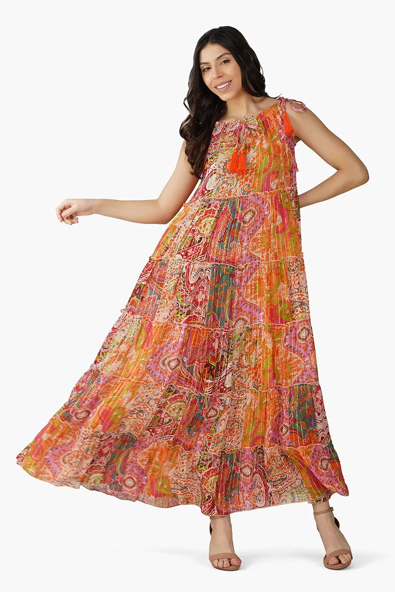 Barbara Printed Maxi Dress