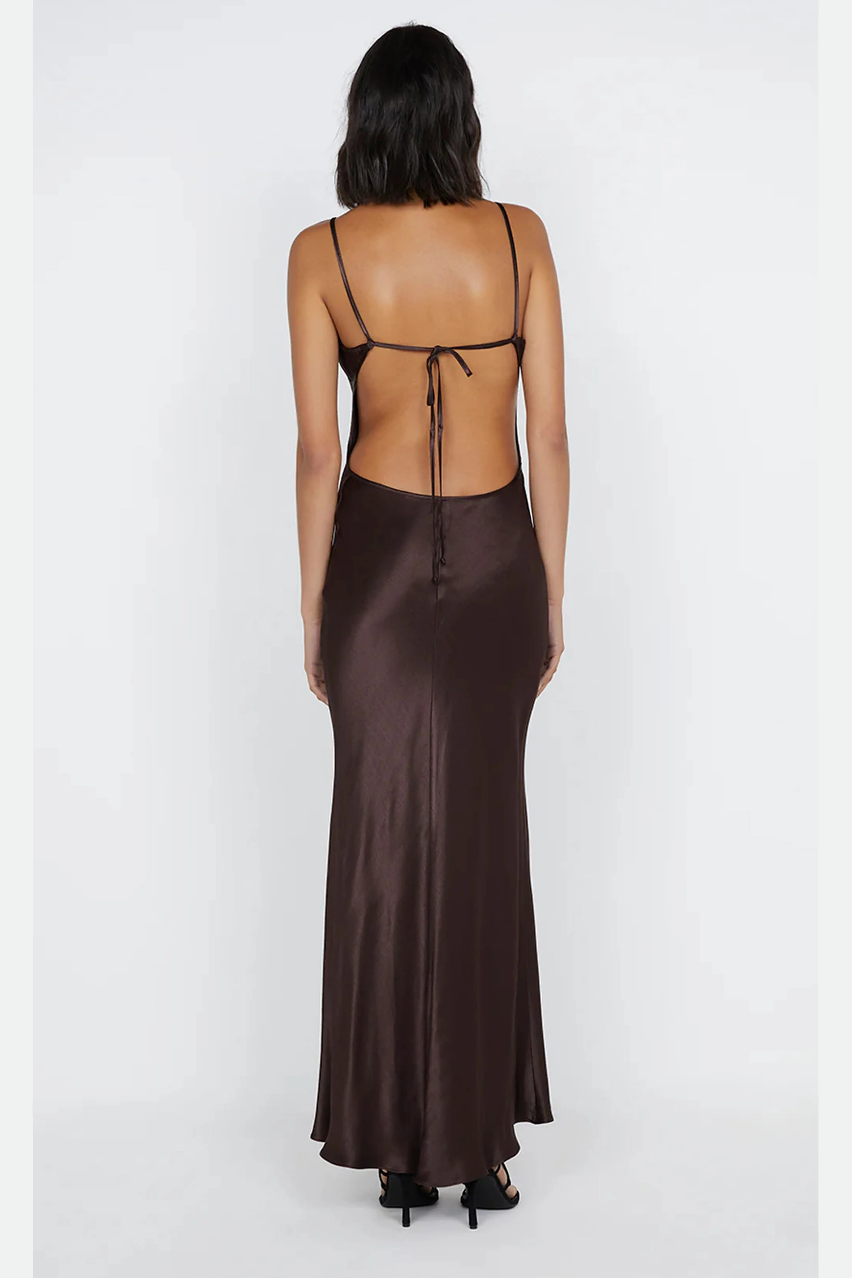 BEC   BRIDGE | Cedar City Maxi Dress - Dark Chocolate