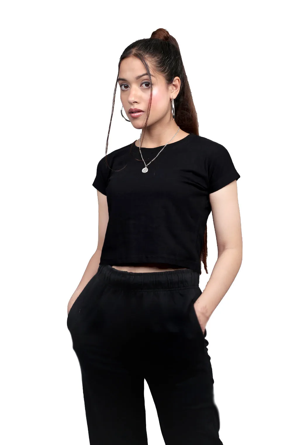 Black Crop Top