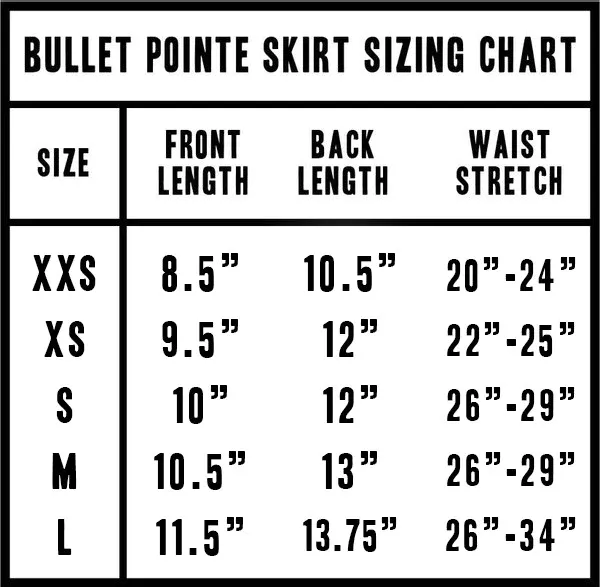 Bullet Pointe | Ballet Skirt | Willow