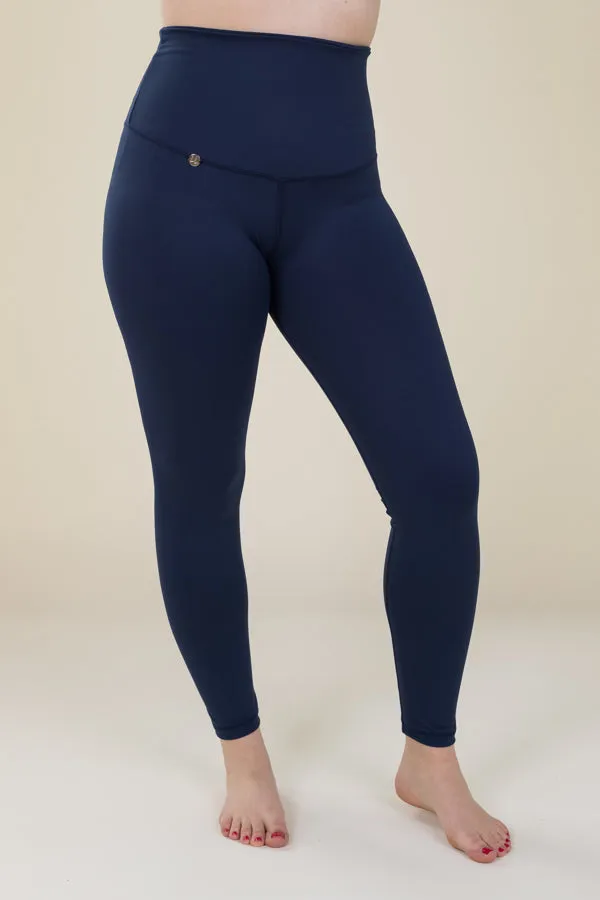 Comfort Max Navy Pocketless Full Leggings