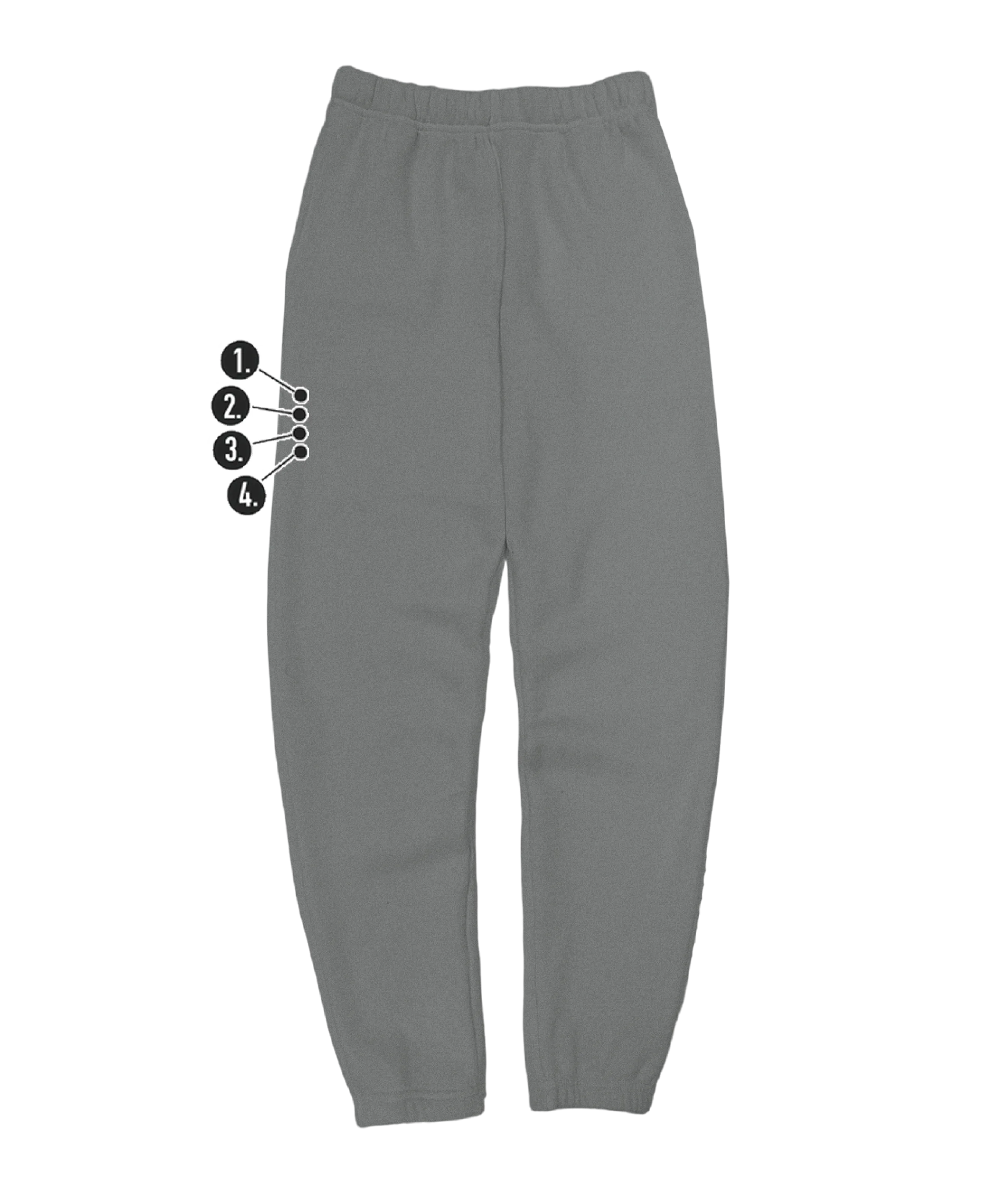 Custom Leg Mini Embroideries Sweatpants