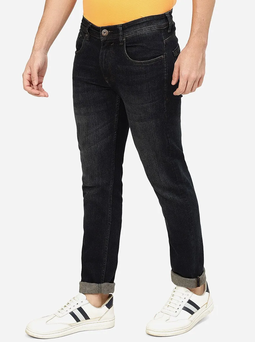 Dark Indigo Washed Narrow Fit Jeans | Greenfibre