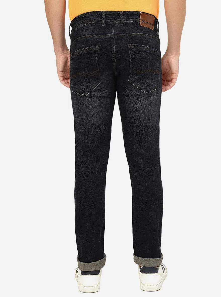 Dark Indigo Washed Narrow Fit Jeans | Greenfibre