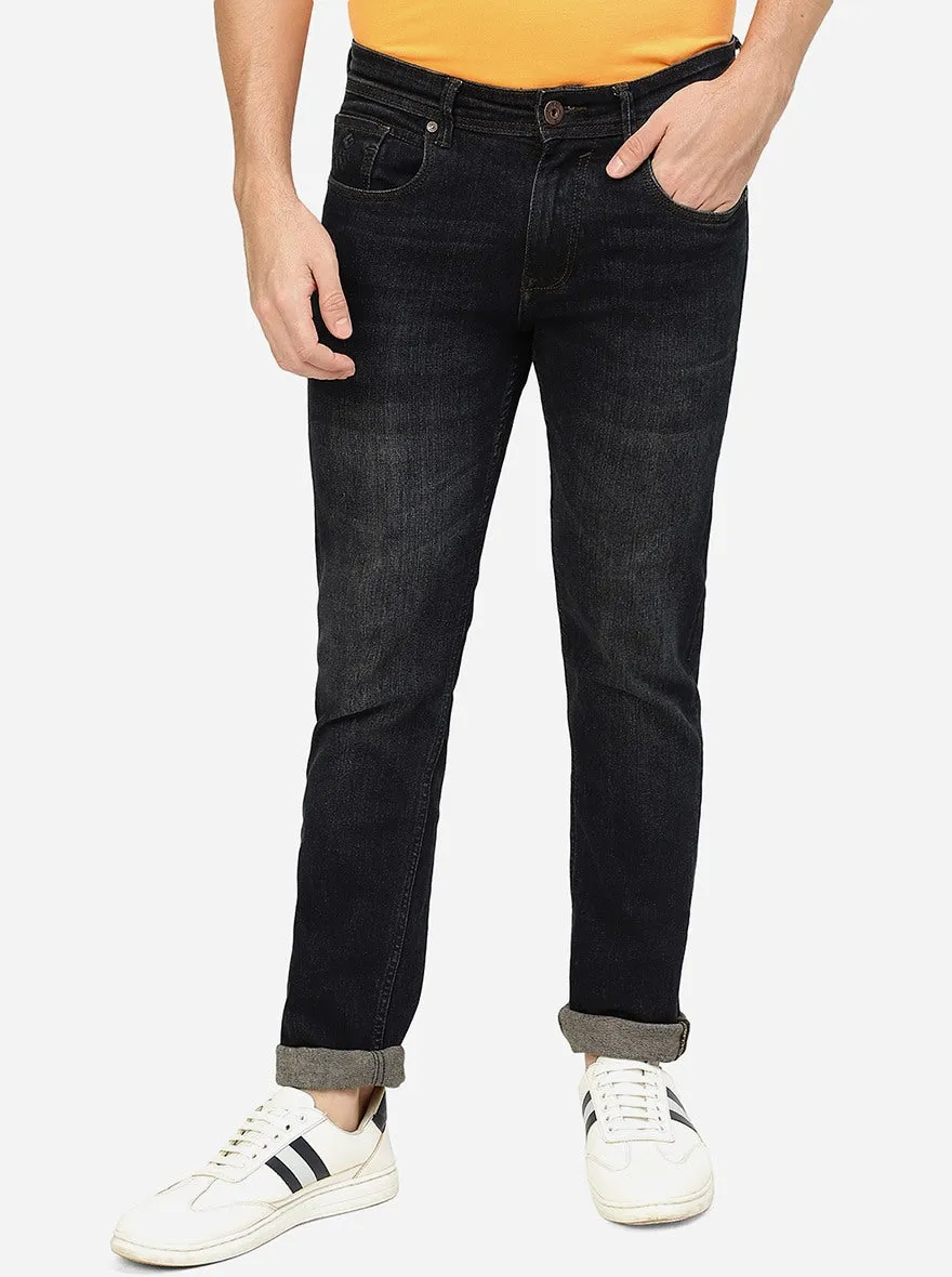 Dark Indigo Washed Narrow Fit Jeans | Greenfibre