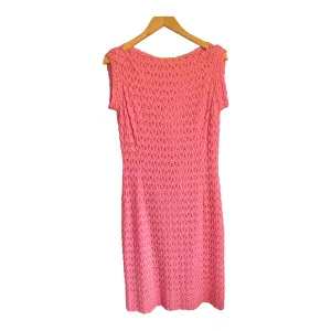 Dobett Pink Cap Sleeved Shift Dress UK Size 16