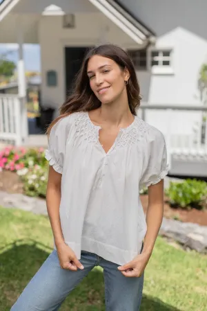 Francesca Blouse - White