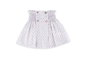 Geometrics Fall Smocked Skirt