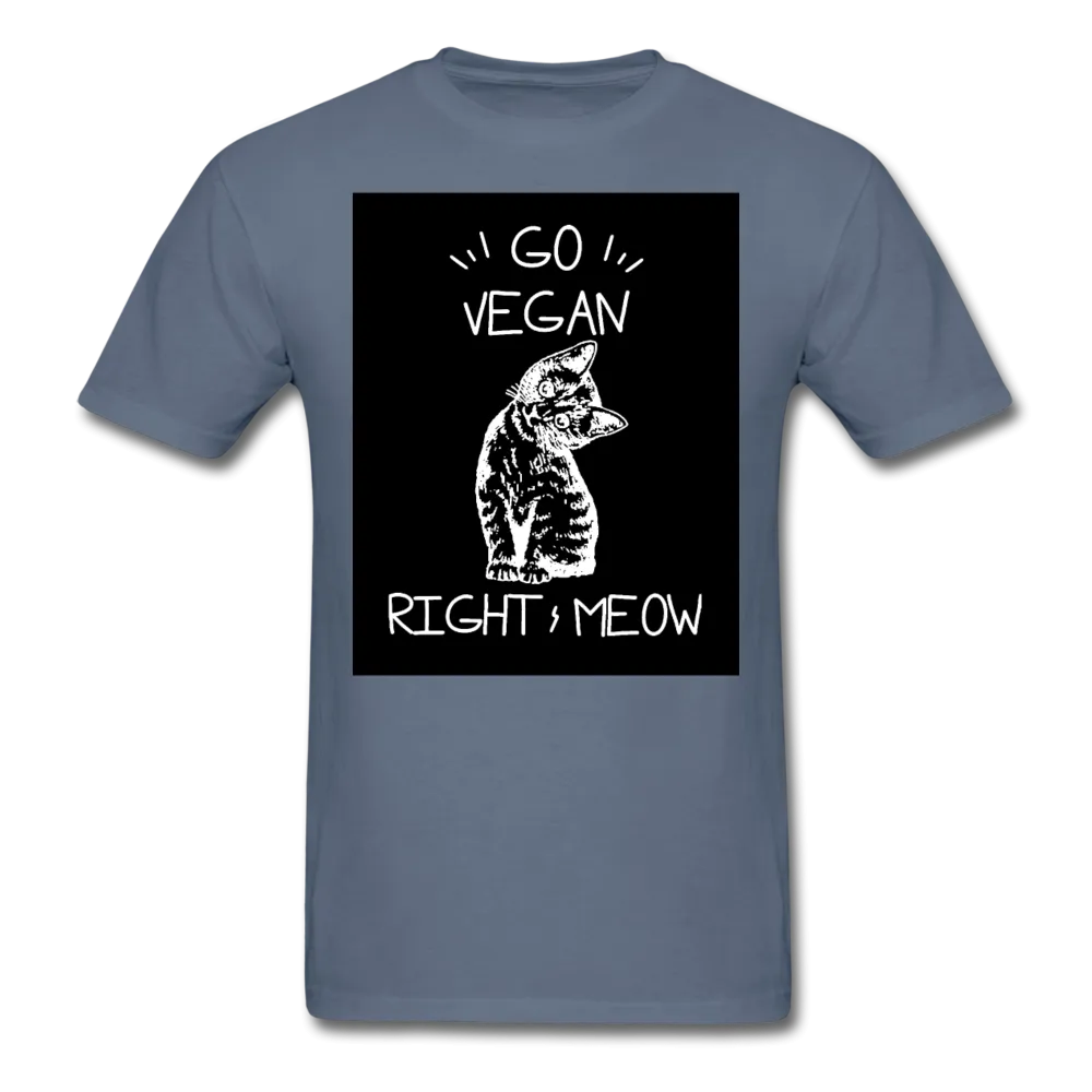 Go Vegan Right Meow Classic T-Shirt