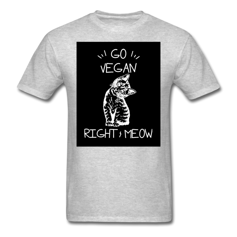 Go Vegan Right Meow Classic T-Shirt