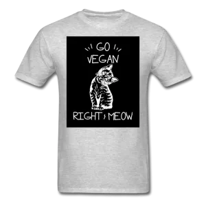 Go Vegan Right Meow Classic T-Shirt