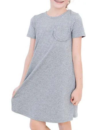 Heather Gray T-shirt Dress