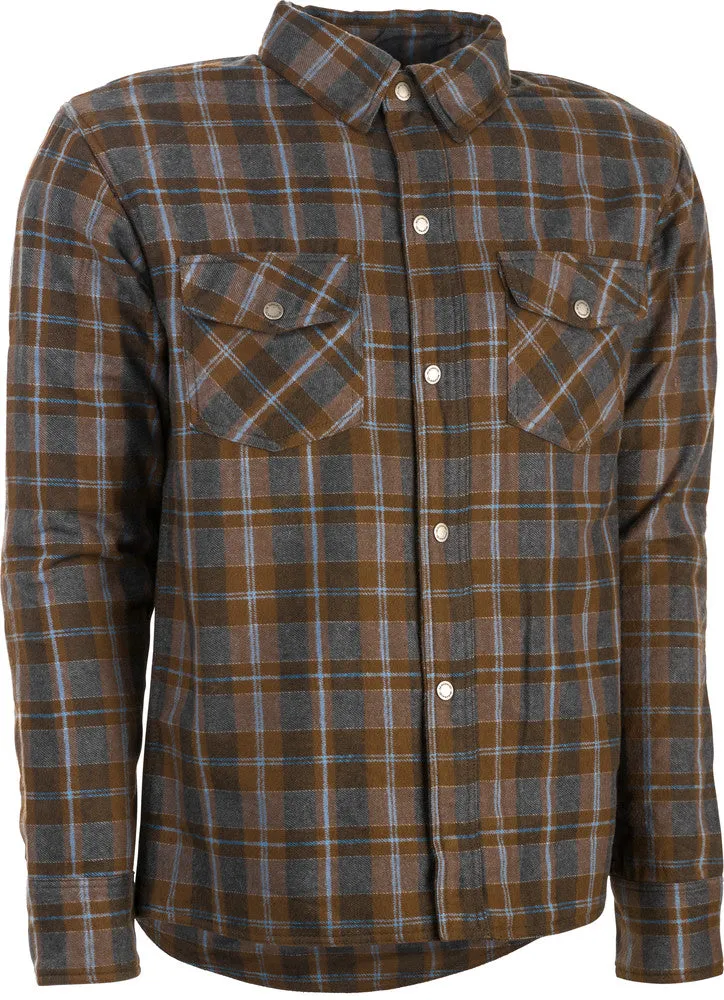 Highway 21 Marksman Protective Flannel Motorcycle Shirt