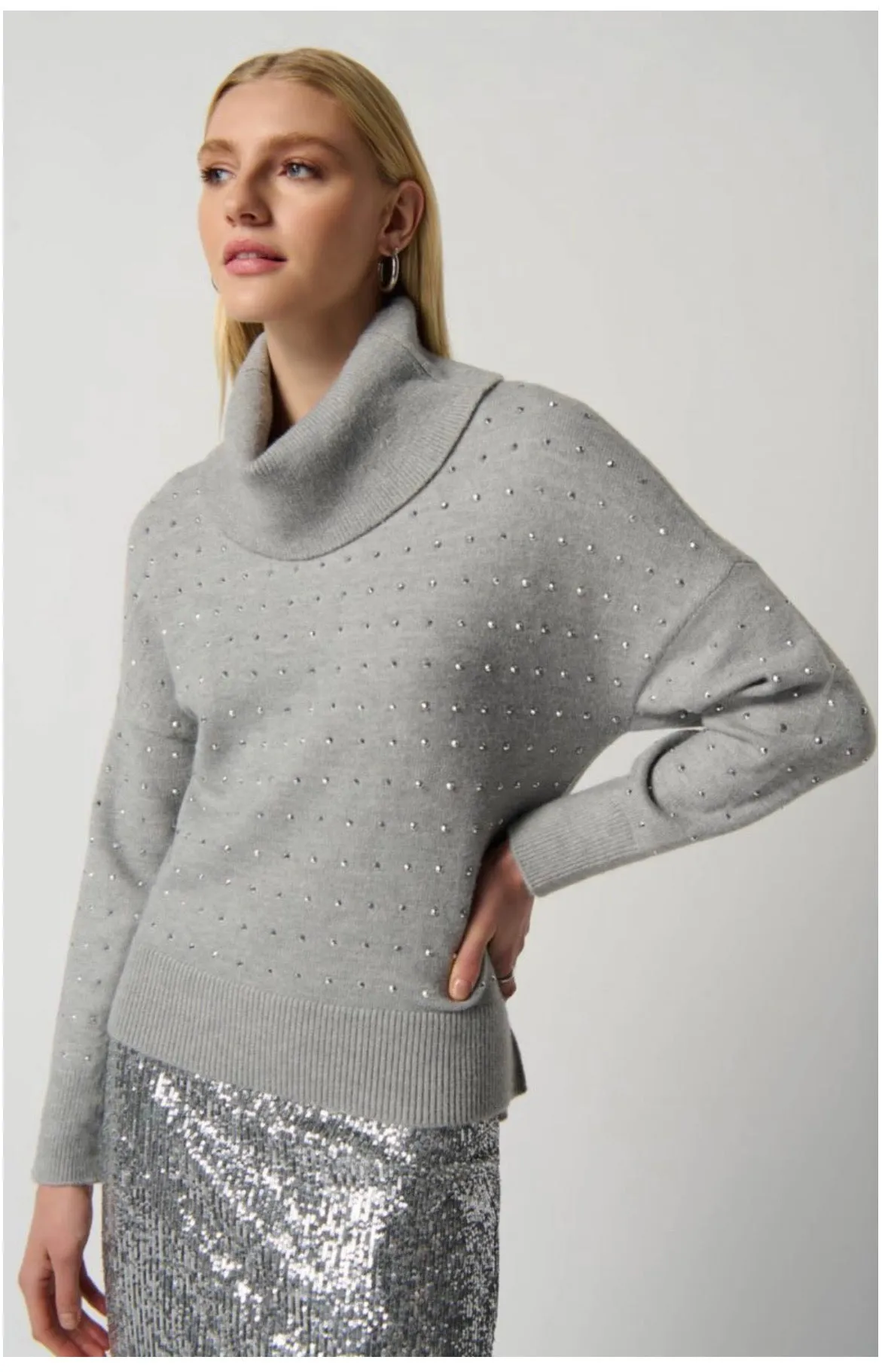 Joseph Ribkoff cowl neck sweater