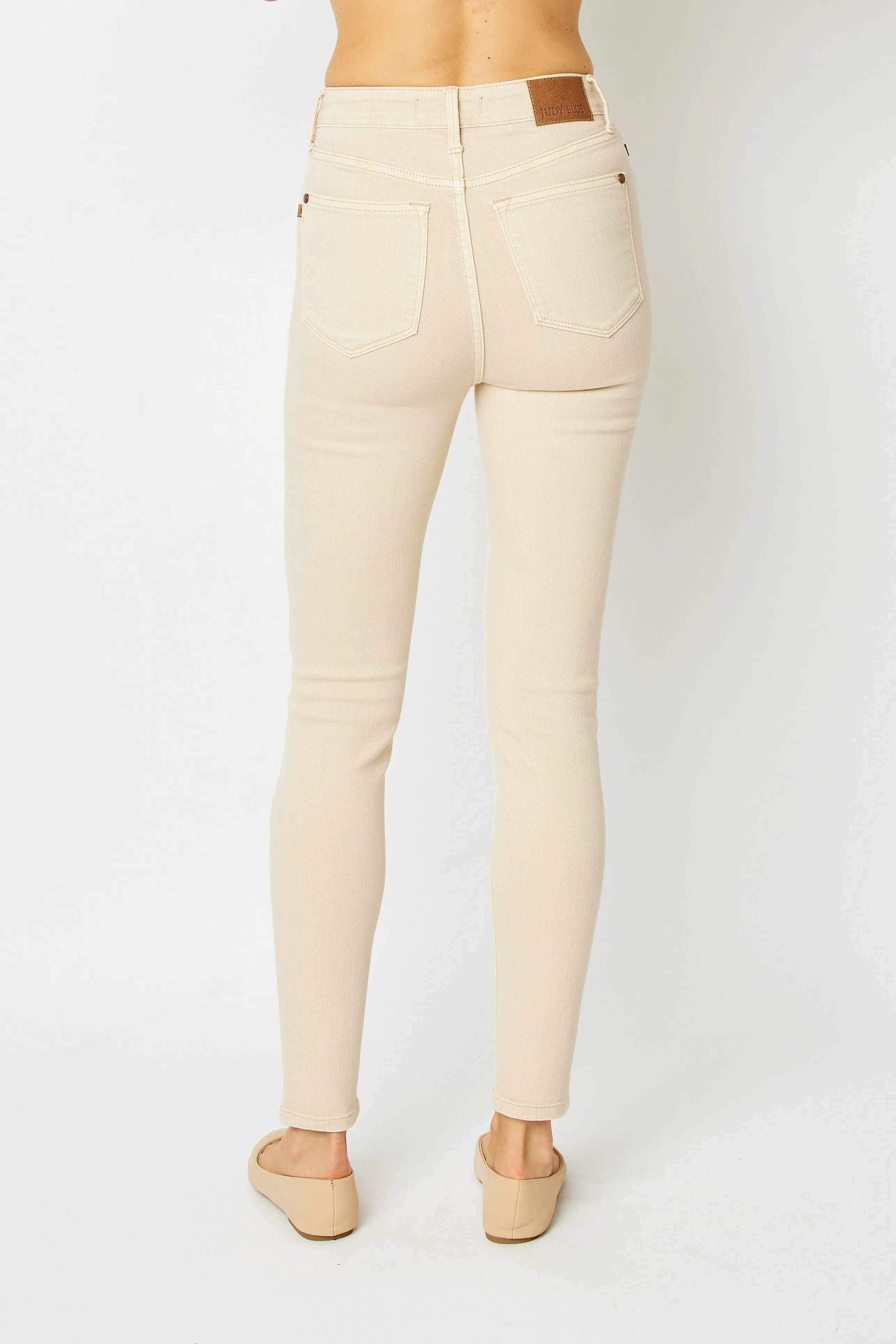 Judy Blue High Waisted Garment Dyed Tummy Control Skinny Jeans