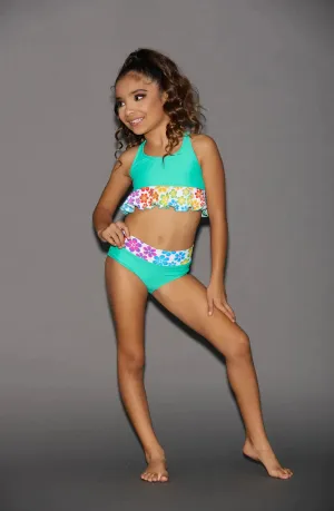 Kandi Kouture | Children's Cutie Brief | Rainbow Flowers