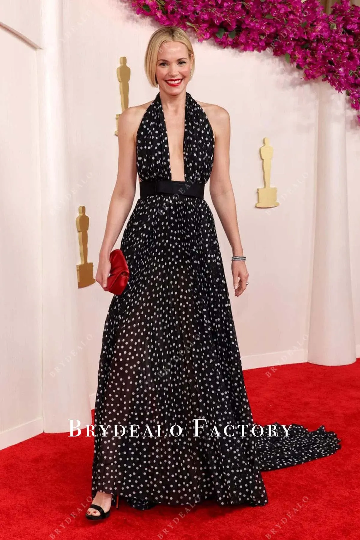 Leslie Bibb 2024 Oscars Red Carpet Dress