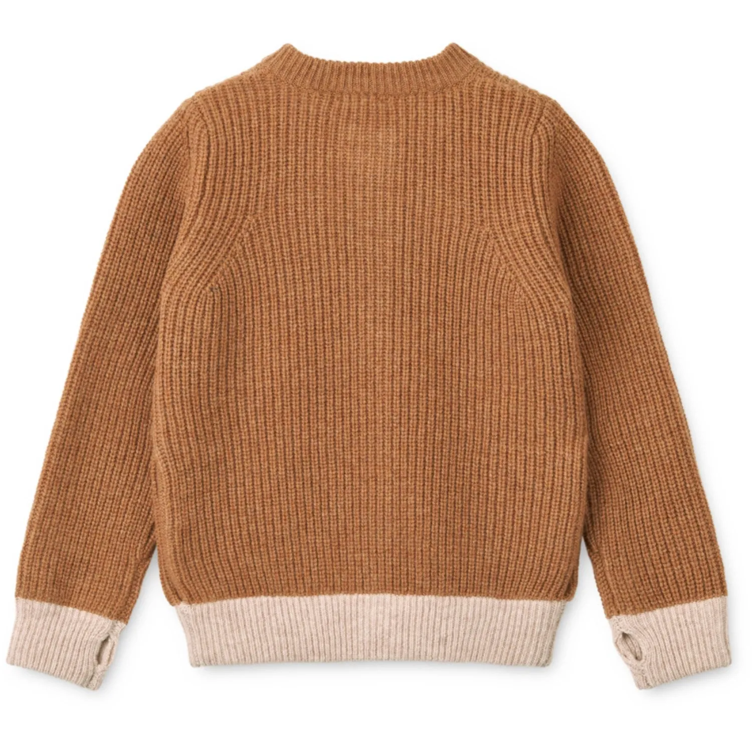 LieWood Golden Caramel Melange Tiago Knit Cardigan