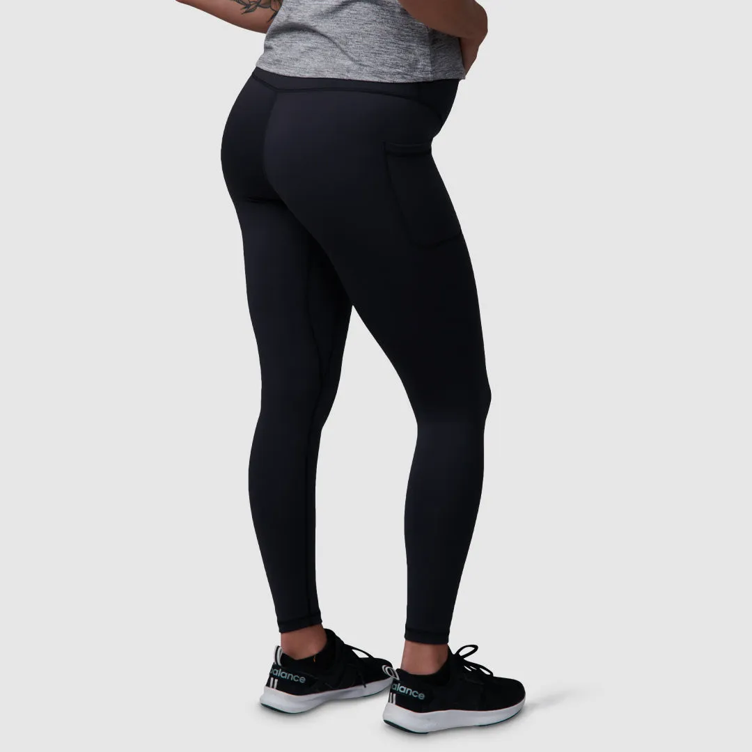 Maternity Leggings w/ Pockets (Black)