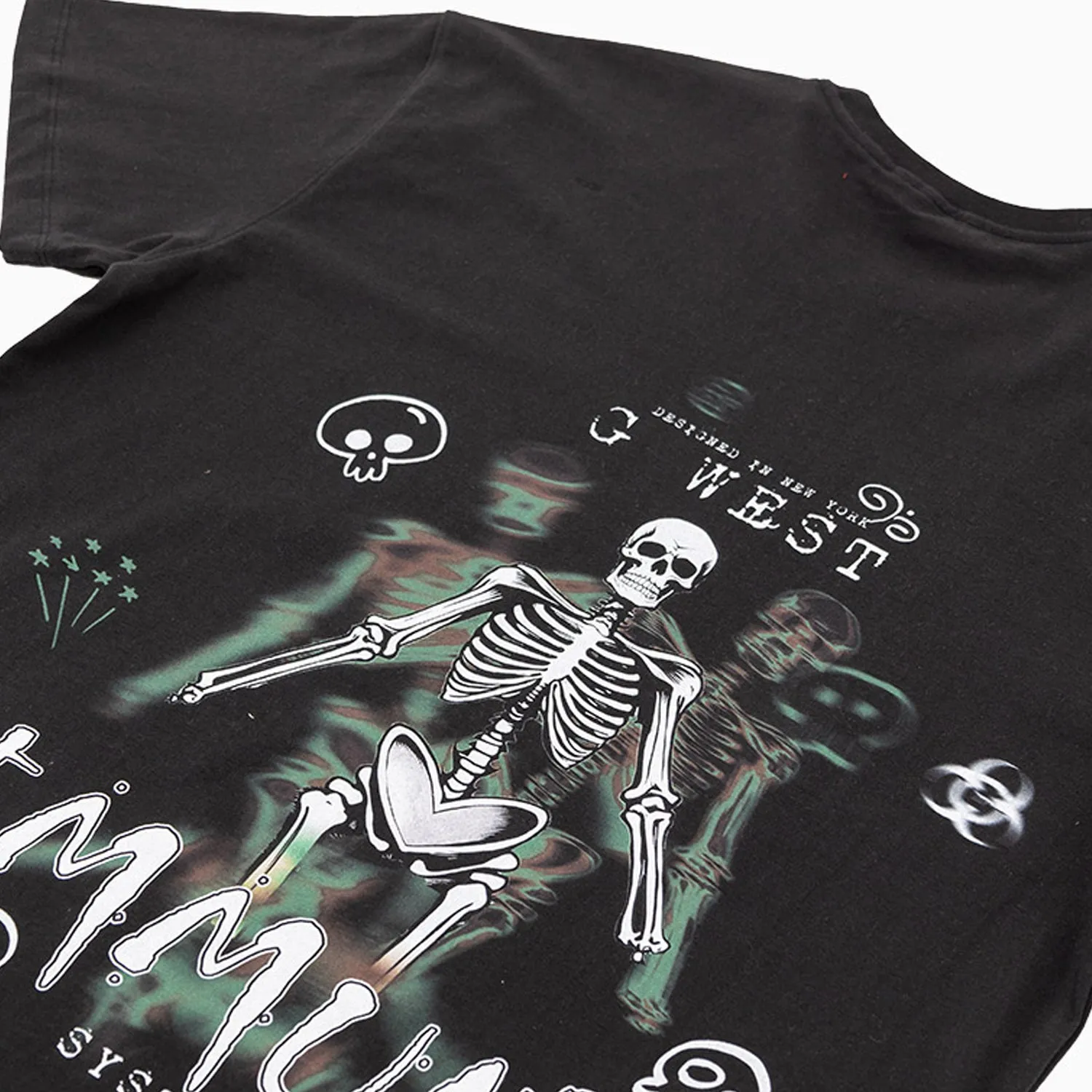 Men's Immune Skeleton T-Shirt And Shorts Outfit