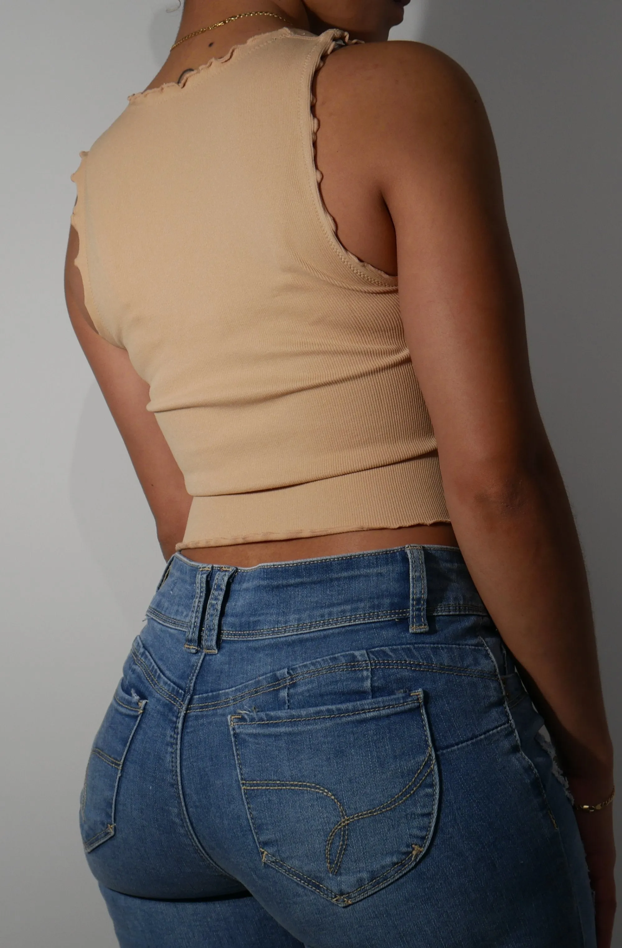 Merrow Edge Crop Top