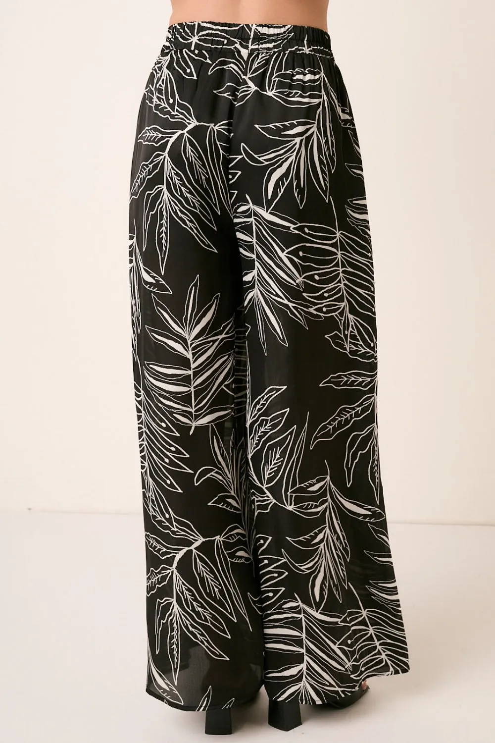 Mittoshop Printed Wide Leg Pants