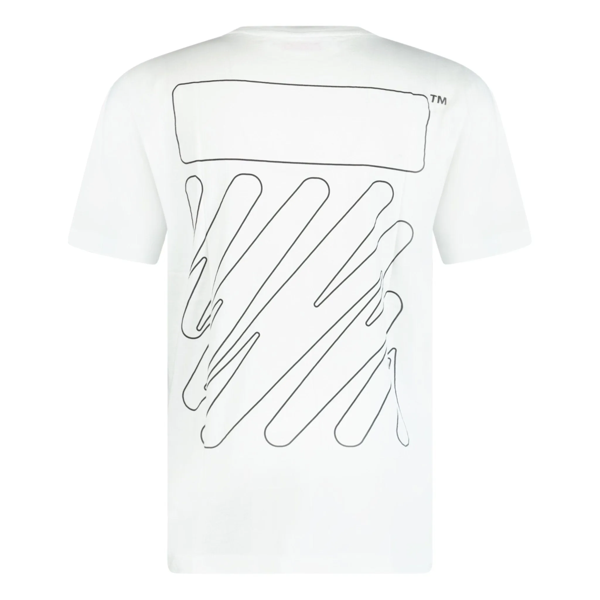 OFF WHITE DIAGONAL TAB T-SHIRT WHITE