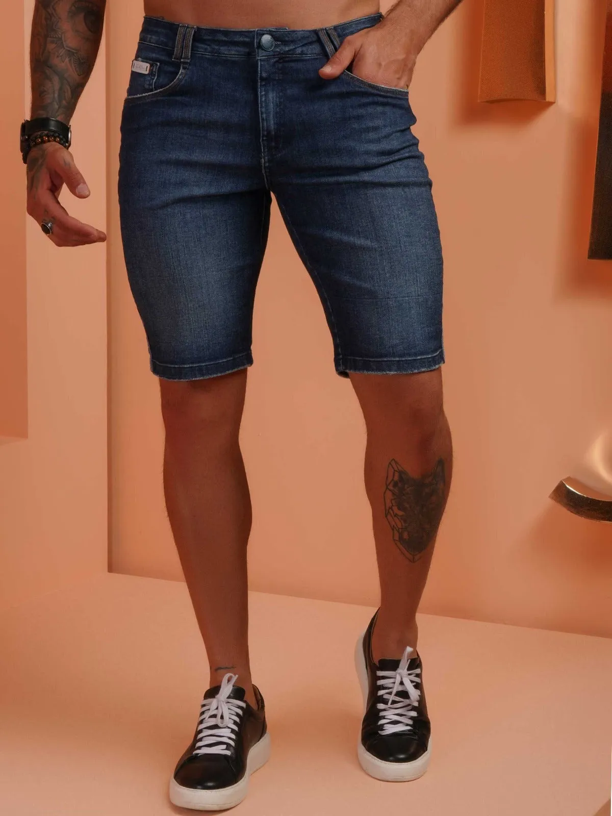 Pit Bull Jeans Men's Jeans Shorts 62597