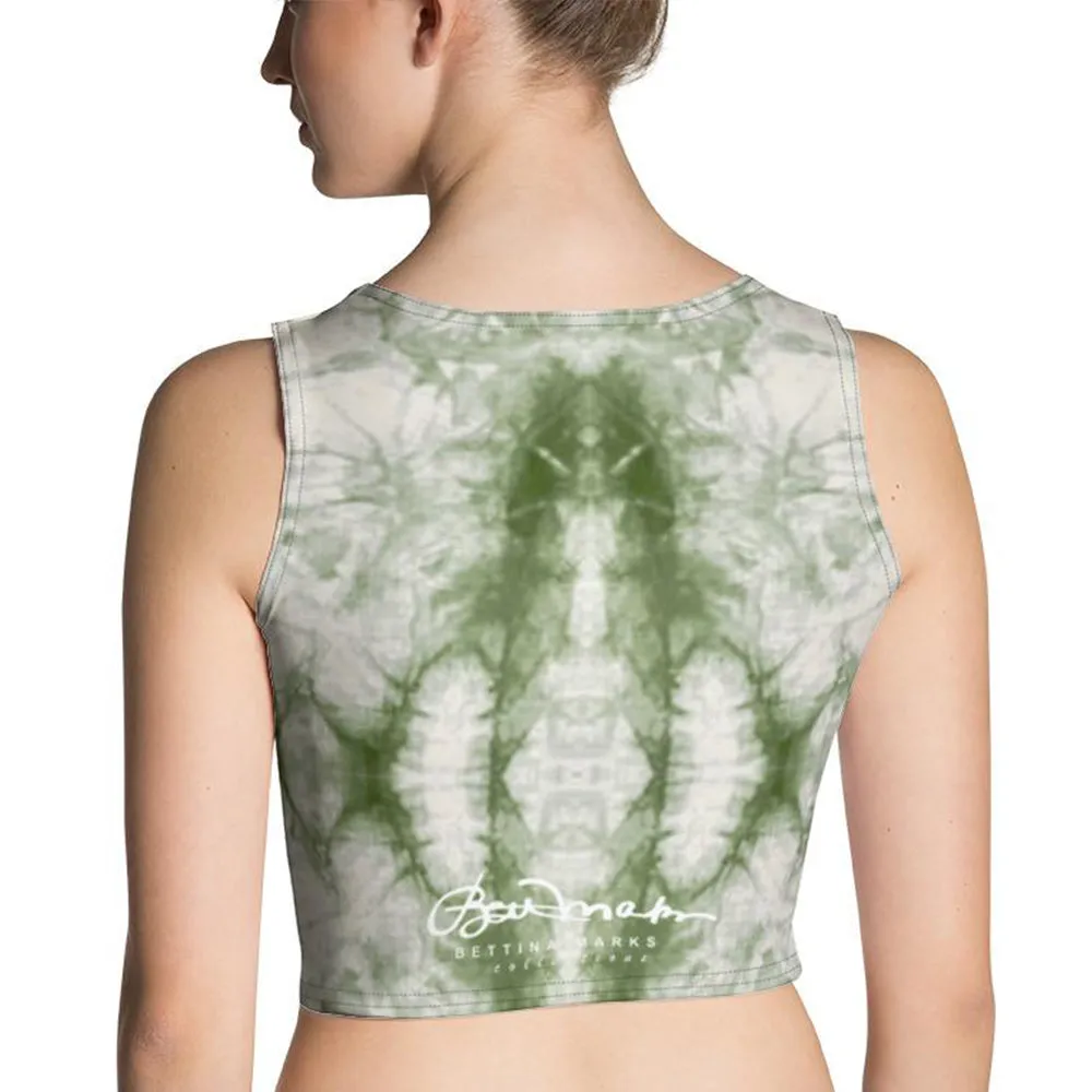 Sage Tie Dye Crop Top