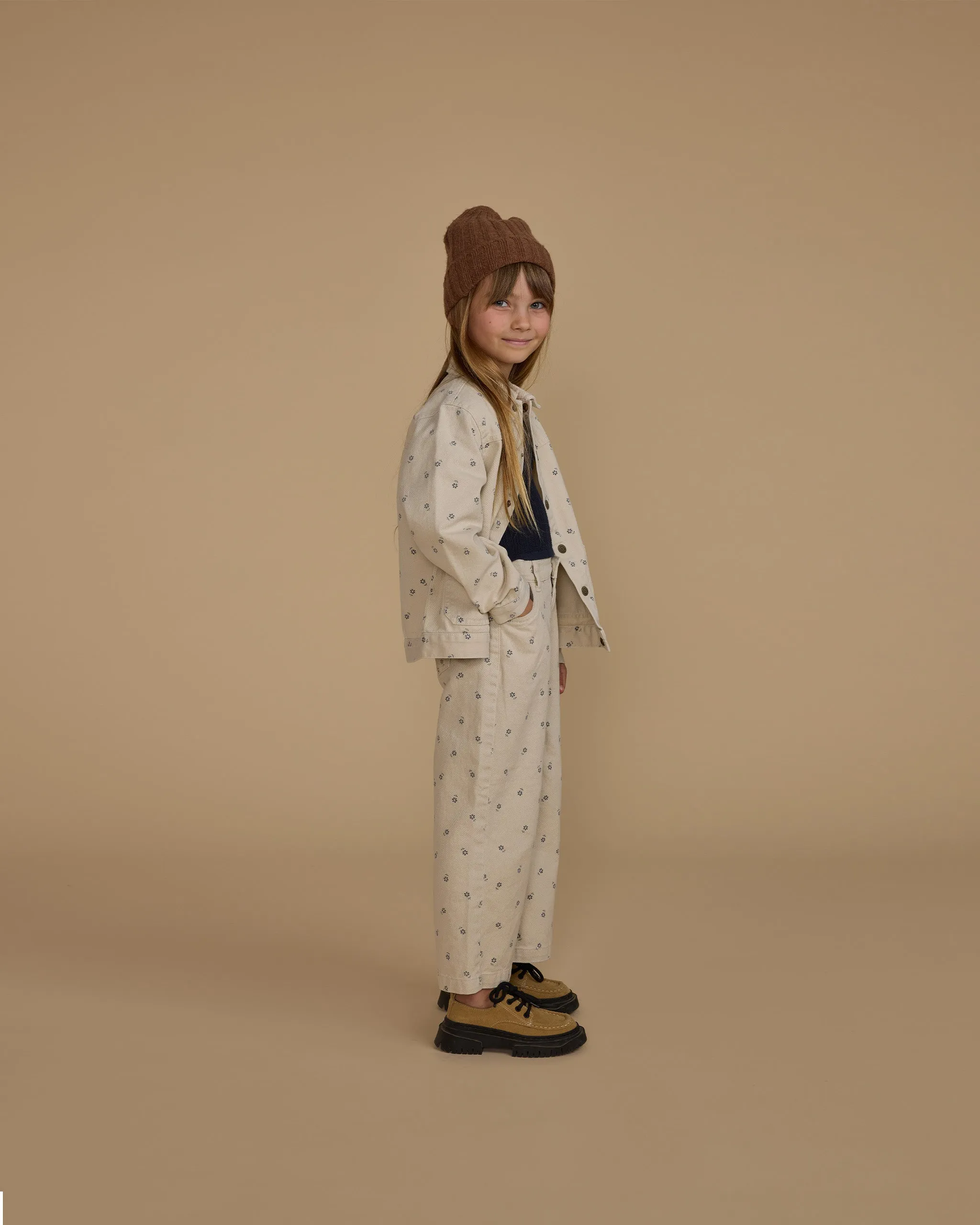 The Straight Leg Pant by Rylee   Cru - Blue Daisy - KIDS