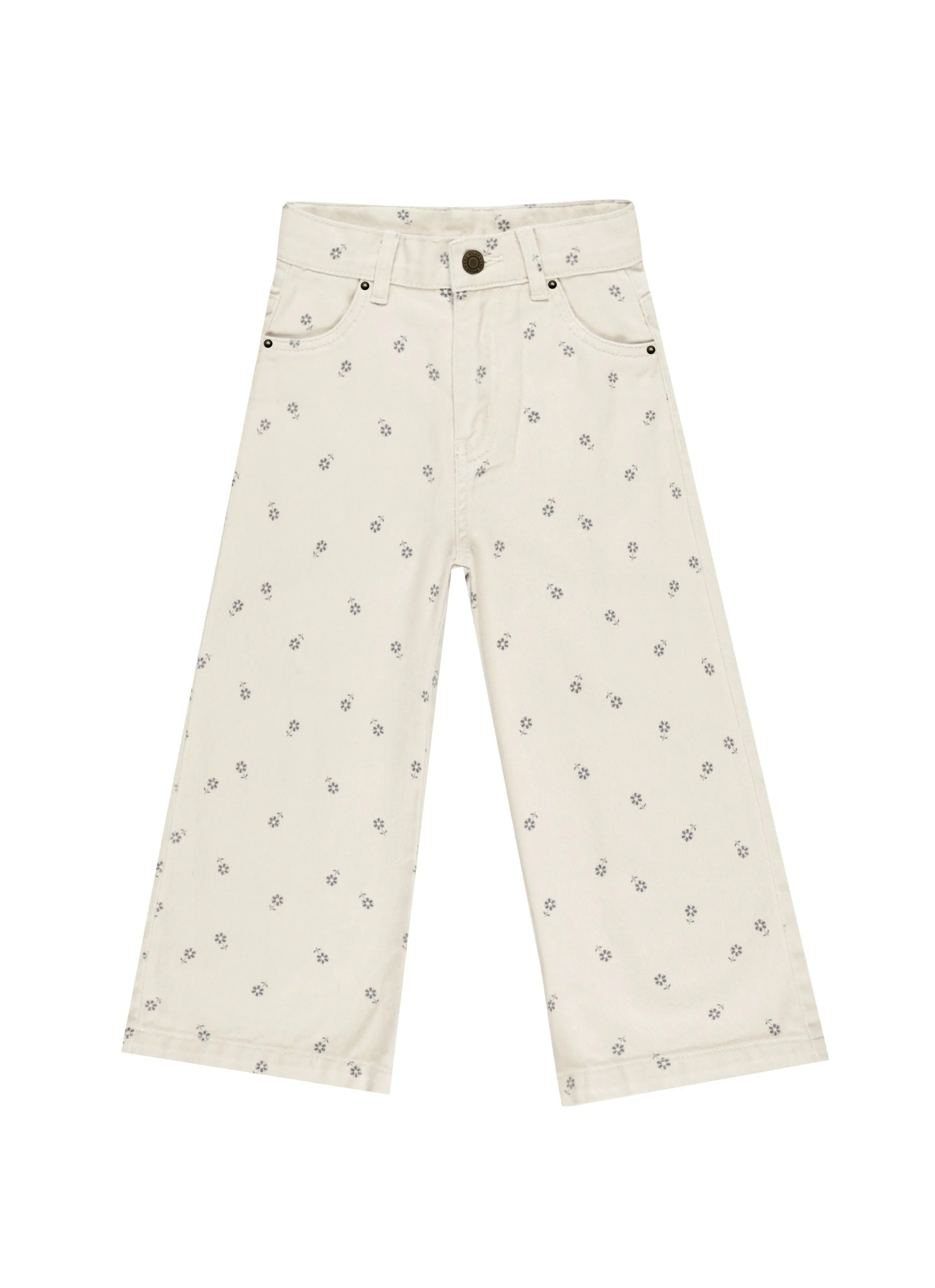 The Straight Leg Pant by Rylee   Cru - Blue Daisy - KIDS