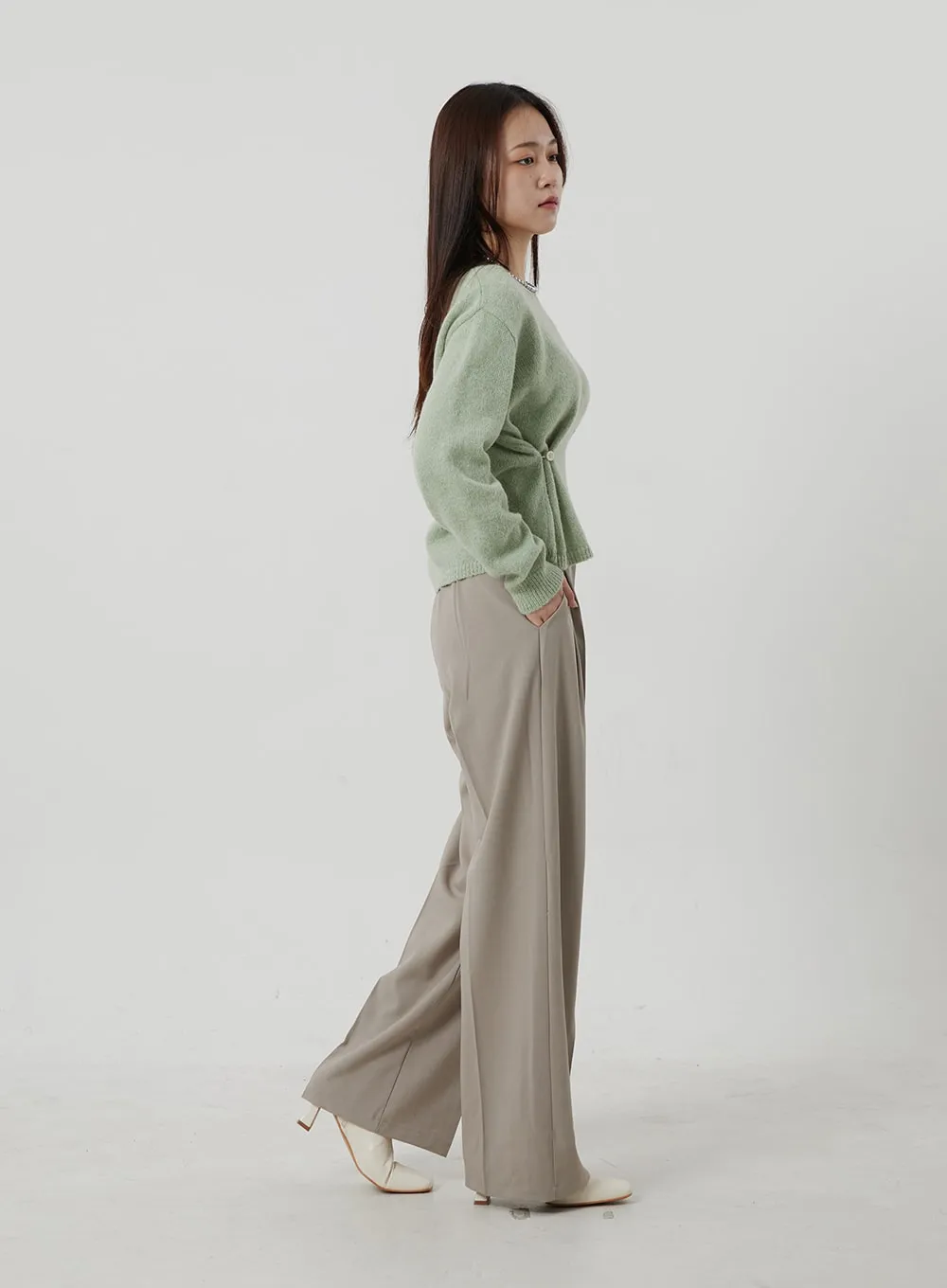 Wide Leg Tailored Pants OF307