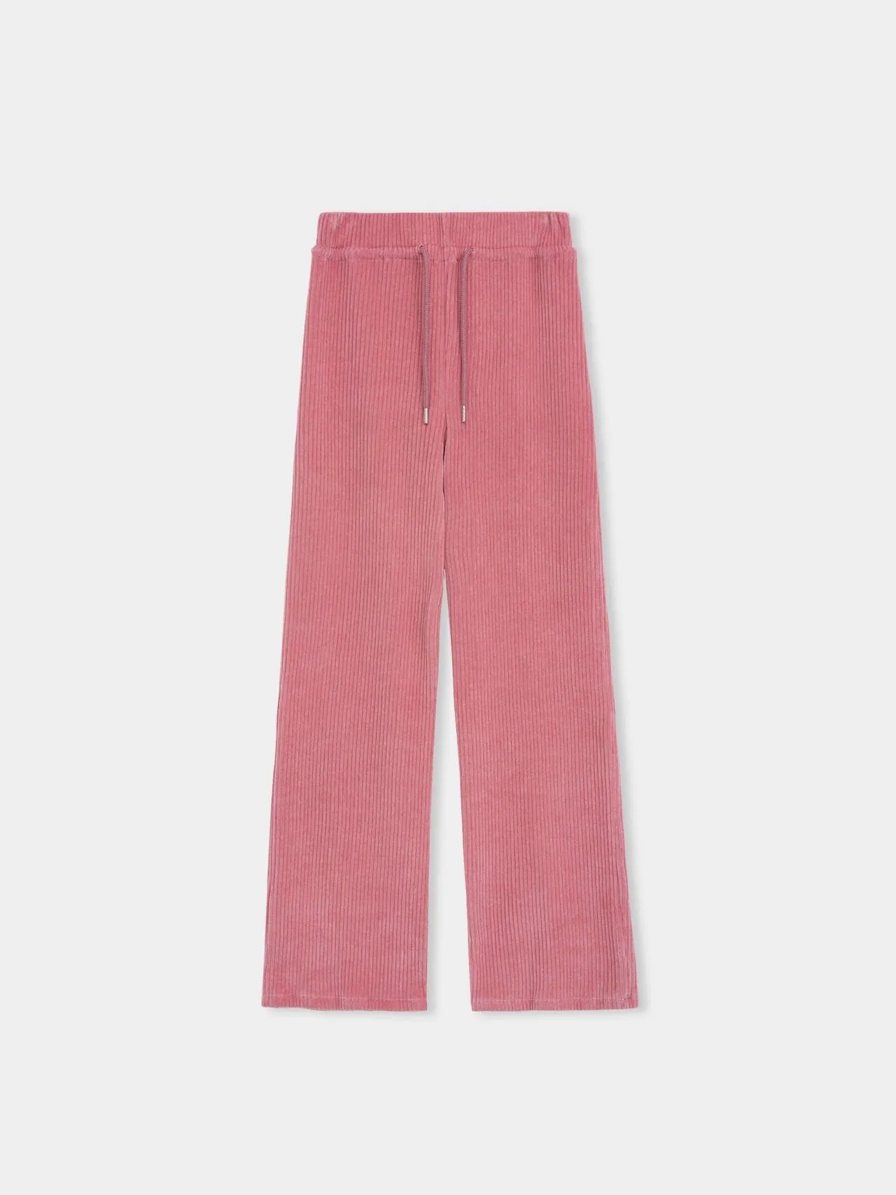 WIDE LEG VELOUR PANTS