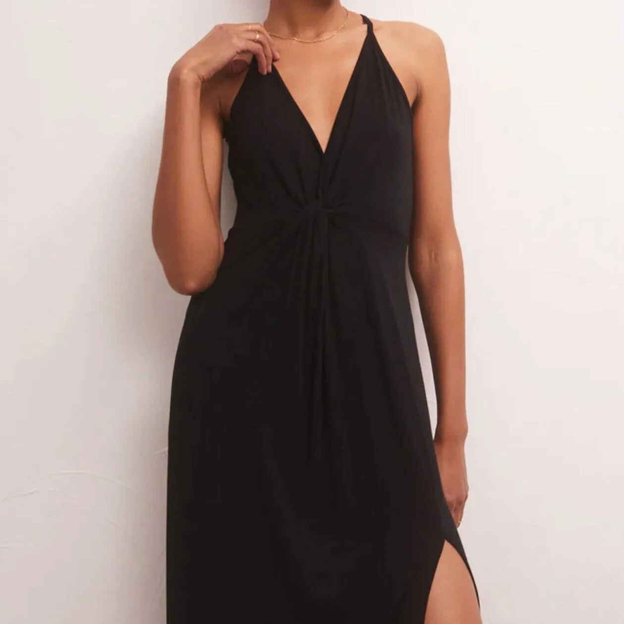 Z Supply Ronda Twist Dress (Black)